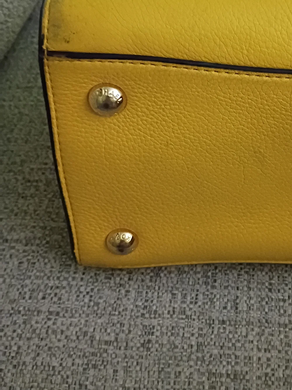 Michael Kors Yellow Top-Handle Satchel